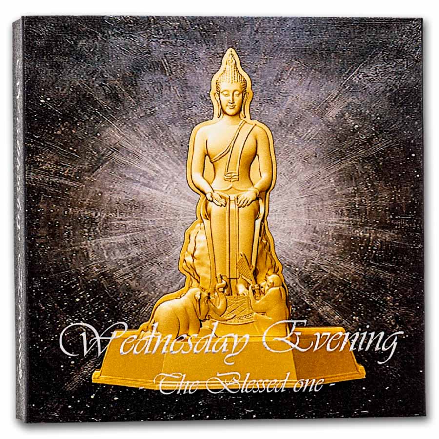 2024 Rep.of Chad 1 oz Silver 7 Days Buddha: Wed. Evening Buddha | eBay